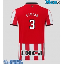 Athletic Bilbao Dani Vivian #3 Replica Home Shirt 2025-26 Short Sleeve